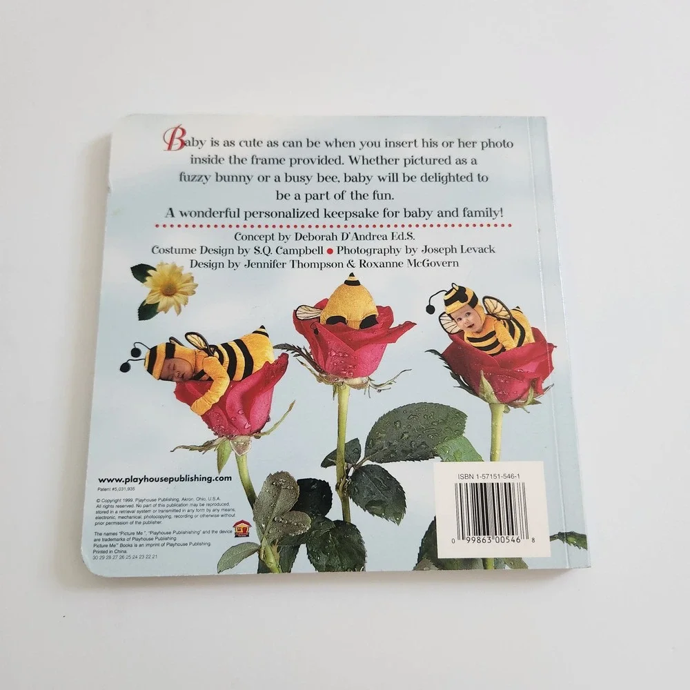 Picture Me Cute As Can Bee Board Book Photo Insert‎ NEW